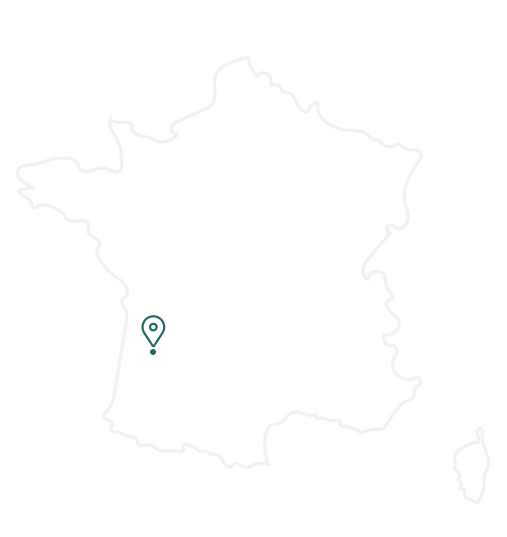 Carte de la France pour situer Angoulême
